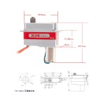 Hot Sales KST X08 Plus V2.0 5.3Kgf.cm 0.09sec 9.0g 8mm  Metal Gear Digital RC Gliders Coreless Motor